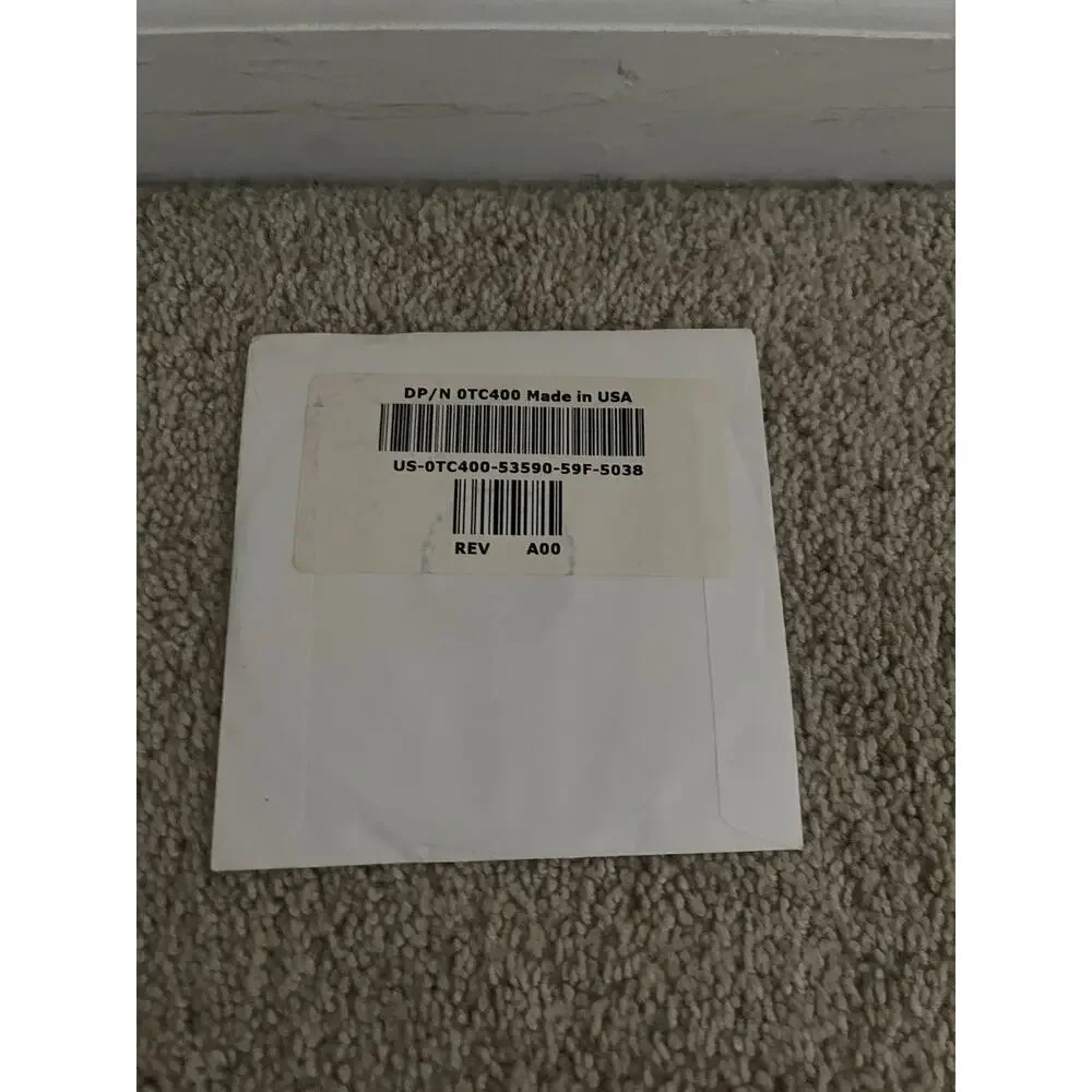 VNT Dell SecurityCenter Backup Installation CD ROM OEM DP/N 0TC400 Recovery Disc